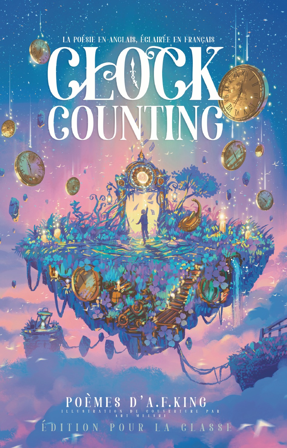 Cover of Clock Counting: La poésie en anglais éclairée en français (Édition pour la classe)